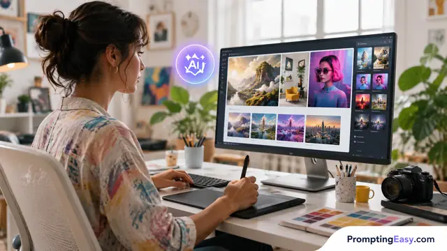 AI Image Prompt Generator illustration